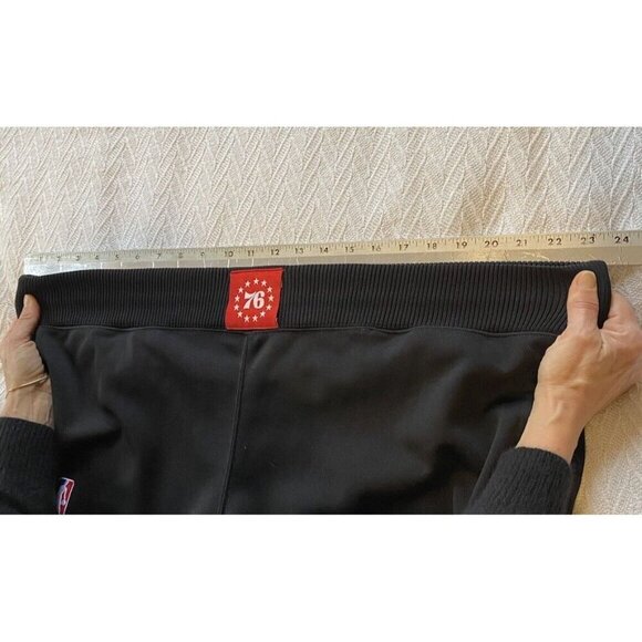 Nike NBA 76ers Sixers Joggers Sweatpants Black Athleisure Basketball Tear Away - Picture 16 of 16
